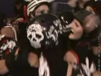 Surly Gurlies after winning the Championship Bout series (MCRSP DerbyData).