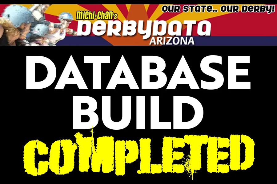 Derbydata Database Build Completed